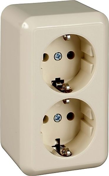 Elso Steckdose pw AP20 2-fach 395400 - 395400 günstig online kaufen