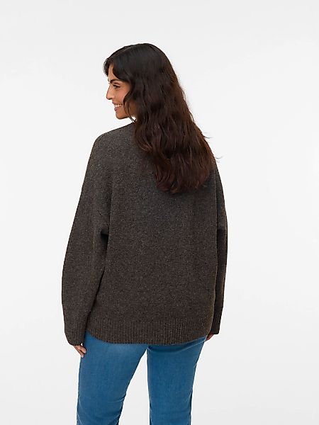 Vero Moda Curve Strickpullover "VMCBOOM LS O-NECK PULLOVER GA NOOS CUR" günstig online kaufen