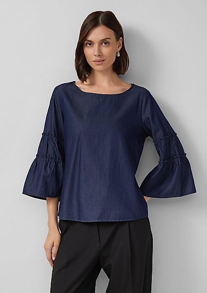 s.Oliver Kurzarmbluse Bluse Bluse (1-tlg) günstig online kaufen