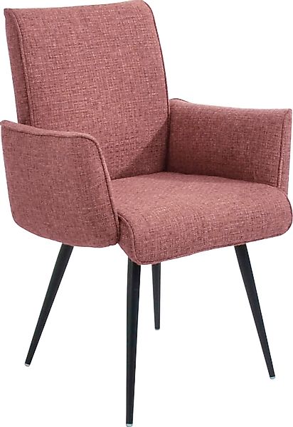 K+W Komfort & Wohnen Armlehnstuhl »Giacomo I« () 1 Stk.4- Fuß-Armlehnenstuh günstig online kaufen