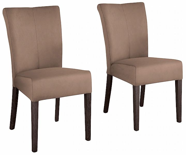 Home affaire Esszimmerstuhl "Queen" (Set) 4 Stk.Beine aus massiver Buche, w günstig online kaufen