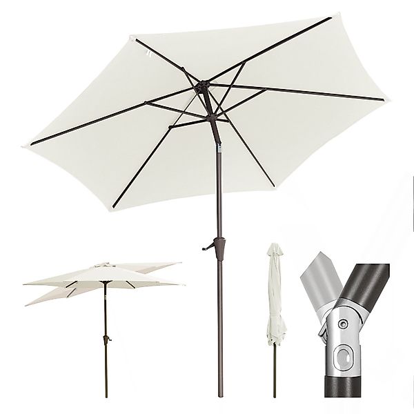 Sekey Sonnenschirm ø 270 cm Sonnenschirm günstig online kaufen