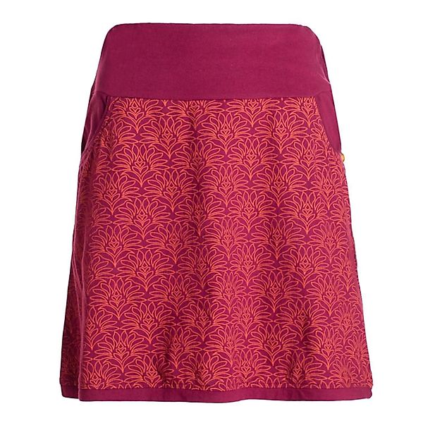 Vishes Minirock Baumwolle Blumen-Muster extra breiter günstig online kaufen