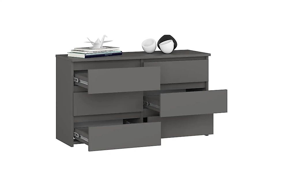 Kommode  Carla ¦ grau ¦ Maße (cm): B: 100 H: 57 Kommoden & Sideboards > Kom günstig online kaufen