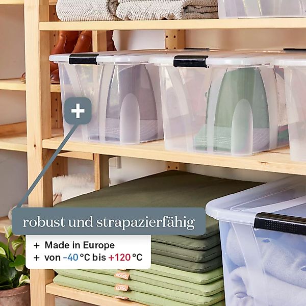 Siena Home Aufbewahrungsbox »Anzio«, (1 St.), Kunststoff, 100% recyclebar günstig online kaufen