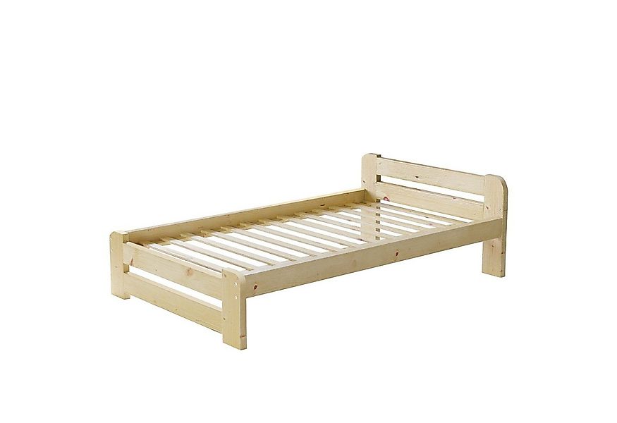Furnify Holzbett Holzbett futtonbett bettgestell bett Sonoma 100x200 Ohne M günstig online kaufen