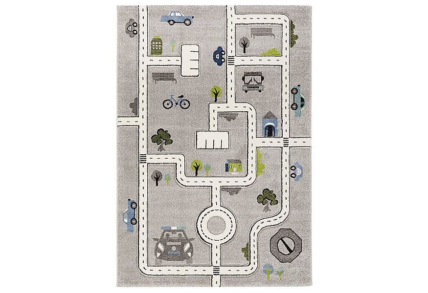 Pergamon Kinderteppich Kinder Teppich Maui Kids Straßen, Rechteckig, Höhe: günstig online kaufen