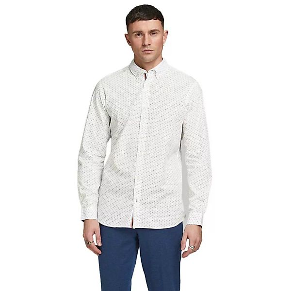 Jack & Jones Thomas Detail Langarm Hemd S White / Slim Fit günstig online kaufen