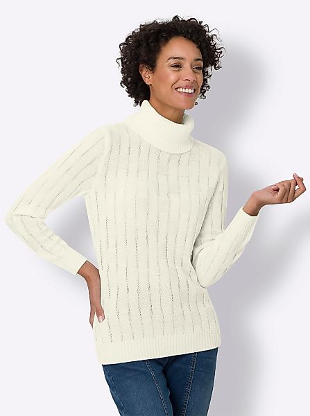 Sieh an! Strickpullover Rollkragen-Pullover günstig online kaufen