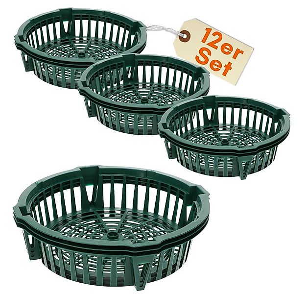 GarPet Pflanzschale 12er Set Pflanzkörbe für Blumenzwiebeln Zwiebel Pflanzs günstig online kaufen