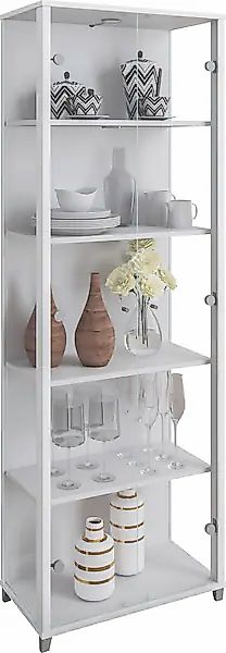 fif möbel Vitrine »OPTIMA«, Standvitrine, Vitrinenschrank, Glasvitrine, Sam günstig online kaufen