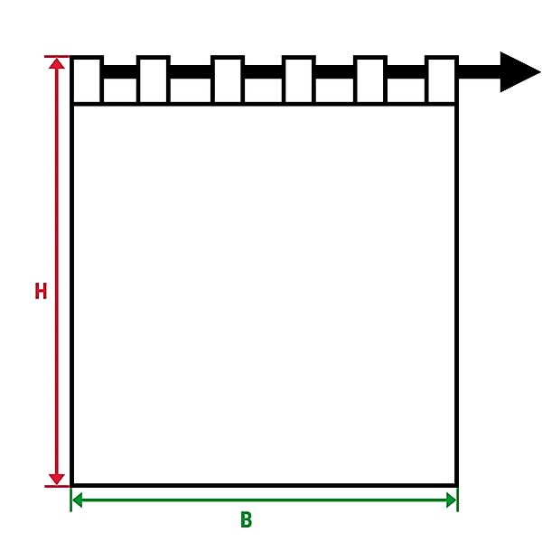 Weckbrodt Scheibengardine "Weihnachtslaterne" Schlaufen 1 Stk. tlg. Bistro, günstig online kaufen