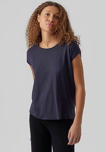 Vero Moda Rundhalsshirt VMAVA PLAIN SS TOP GAJRS NOOS günstig online kaufen