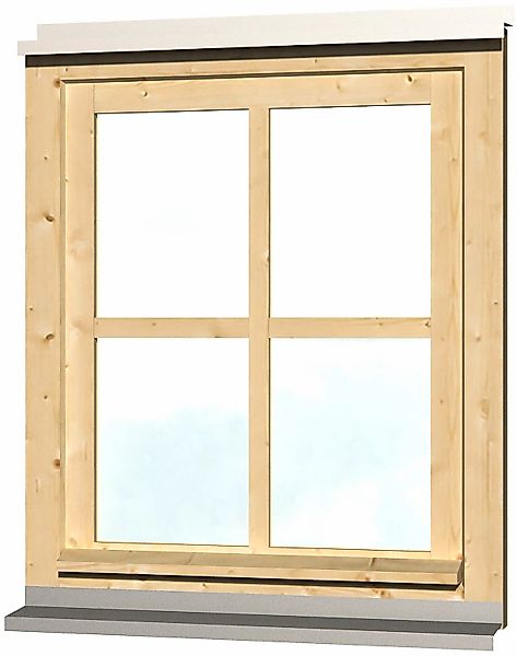 Skanholz Fenster "Einzelfenster" für Carports, 69,1 x 82,1 cm günstig online kaufen