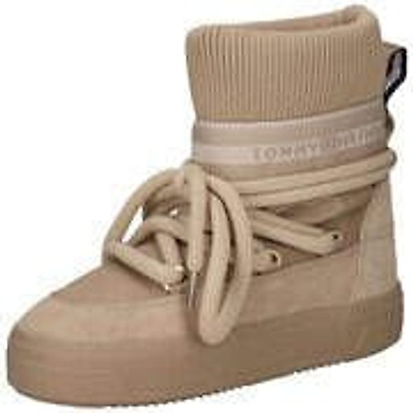 Tommy Hilfiger Tech Logotape Snowboot Damen beige günstig online kaufen