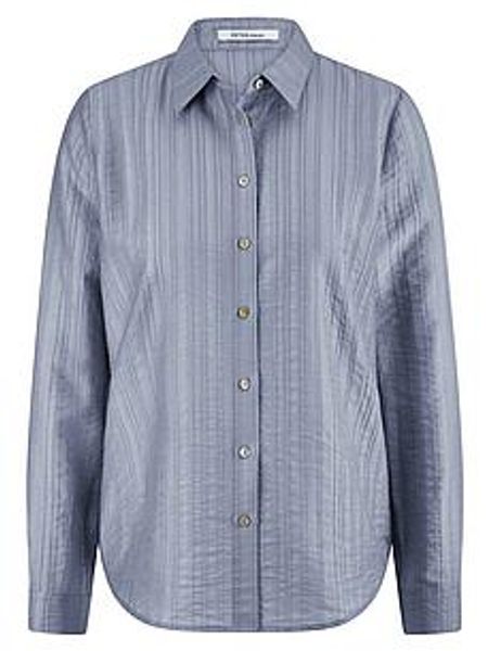 Bluse Peter Hahn blau günstig online kaufen