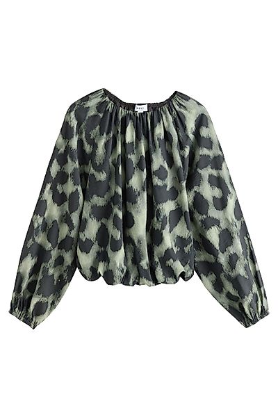 Next Langarmbluse Langärmeliges Top mit Ballonsaum, günstig online kaufen