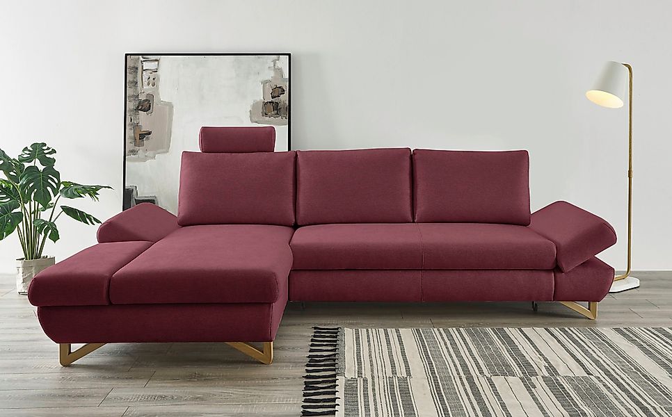 Home affaire Schlafsofa City/Giron, komfortable Bettfunktion günstig online kaufen