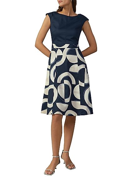 s.Oliver BLACK LABEL A-Linien-Kleid mit All-Over günstig online kaufen