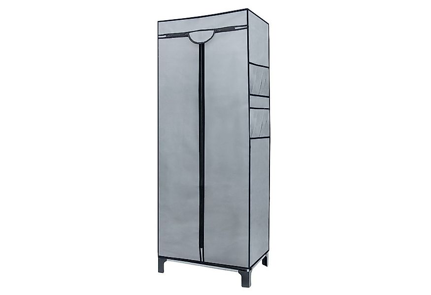 Intirilife Kleiderschrank (Intirilife Faltschrank 68 x 45 x 175 cm in GRAU, günstig online kaufen