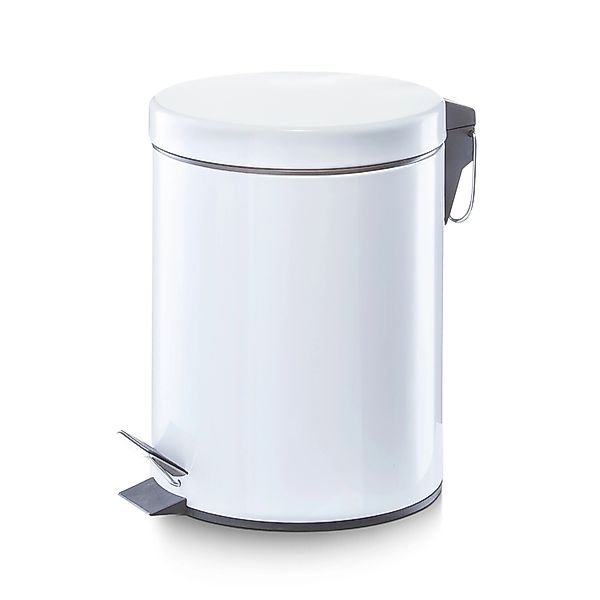 Zeller Treteimer Metall Weiß 5 l günstig online kaufen