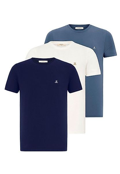 Antioch  T-Shirts & Poloshirts Patrice 3 Pack Regular Fit Basic T-Shirt günstig online kaufen