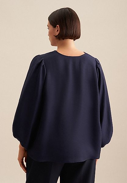 seidensticker Shirtbluse "Schwarze Rose" 3/4 V-Neck Uni günstig online kaufen