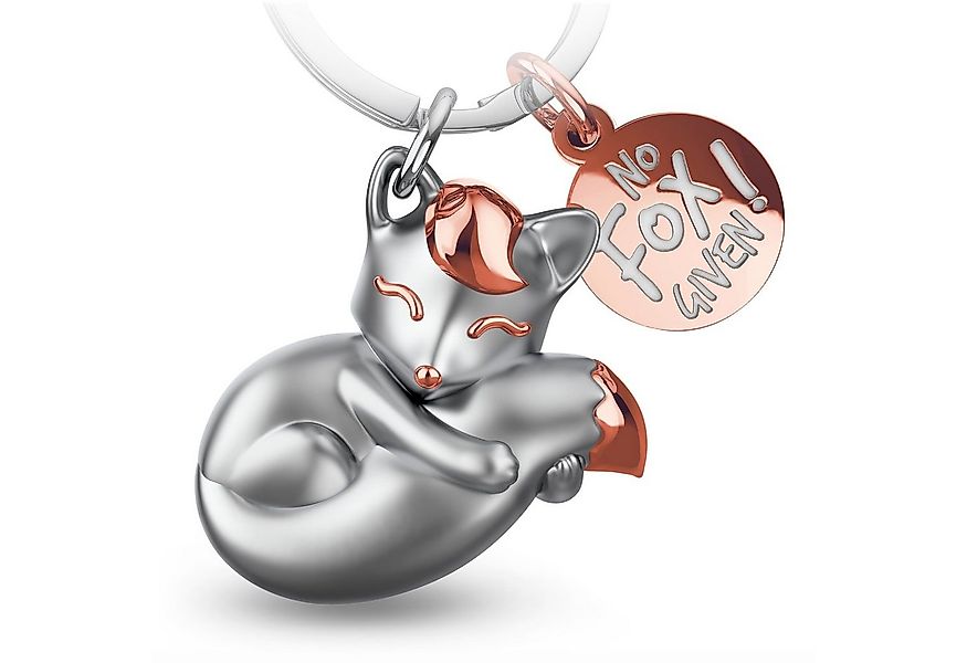 FABACH Schlüsselanhänger Fuchs Foxy mit Gravur - No Fux Given - Süßer Fuchs günstig online kaufen