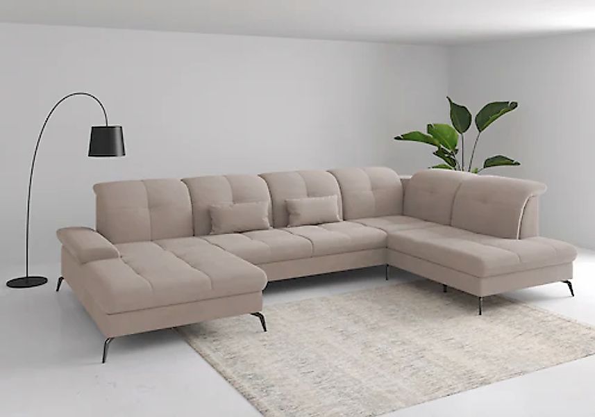 sit&more Wohnlandschaft »Amica«, inkl Sitztiefenverstellung und Armteilvers günstig online kaufen