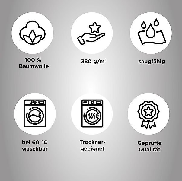 Dyckhoff Badematte "Kristall" Höhe 2 mm 2er Set Hotelmatte günstig online kaufen