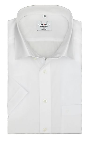 MARVELIS Businesshemd Kurzarm Halbarm Modern Fit günstig online kaufen