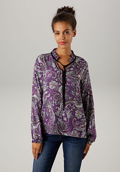 Aniston CASUAL Schlupfbluse mit großflächigem Paisley-Druck günstig online kaufen