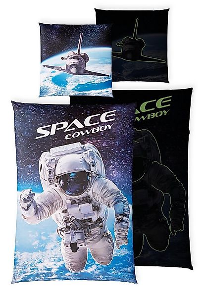 Carpe Sonno Kinderbettwäsche 135 x 200 Jungen Leuchtend Bettwäsche Kinder A günstig online kaufen