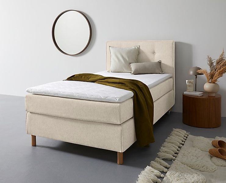 Home affaire Boxspringbett »Heimatblick 100x200cm beliebig erweiterbar zu D günstig online kaufen