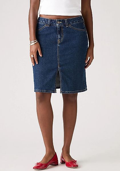 Levis Jeansrock "LOW MIDI SKIRT ME", mit Schlitz für mehr Bewegungsfreiheit günstig online kaufen