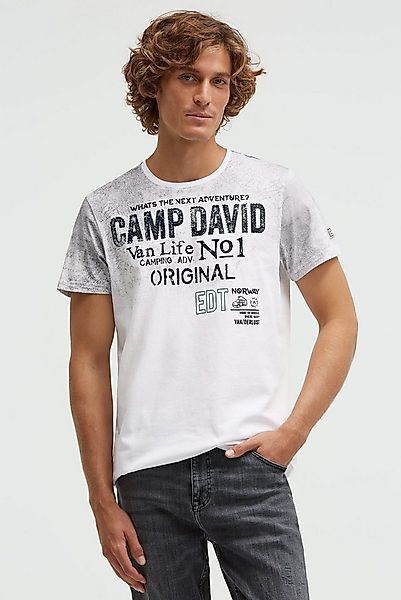 CAMP DAVID Rundhalsshirt aus Baumwolle günstig online kaufen