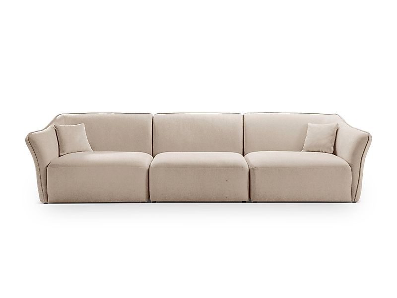 Micadoni | 5-Sitzer-Sofa Hailey Bouclé günstig online kaufen