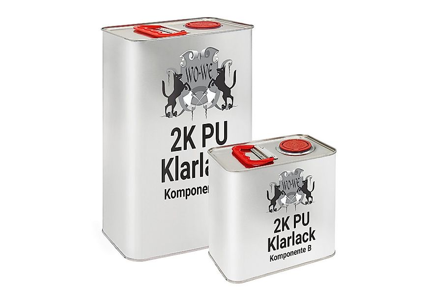 WO-WE Holzlack 2k PU Klarlack Versiegelung W726, 7,5kg, Parkettlack, Seiden günstig online kaufen