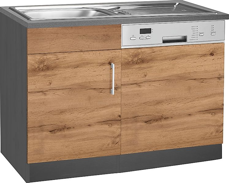 KOCHSTATION Spülenschrank "KS-Colmar", 110 cm, Front und Sockelblende für t günstig online kaufen