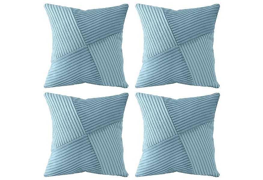 Amilian Kissenhüllen - 4er Set Kissenbezug, Kissenbezüge - Zierkissenbezüge günstig online kaufen
