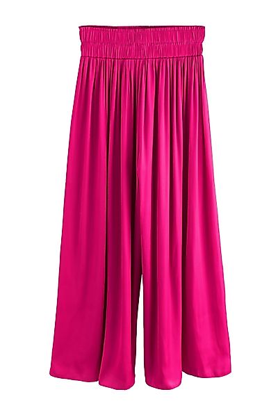 Next Palazzohose Glänzende Satinhose mit weitem günstig online kaufen