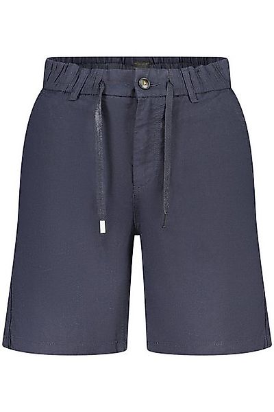 BOSS 5-Pocket-Hose Herren Bermuda-Shorts Blau: Tapered Fit mit Kordelzug un günstig online kaufen