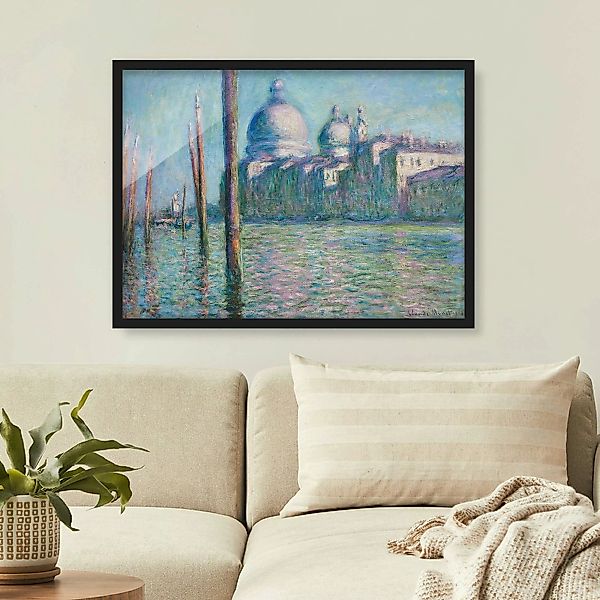 Bild mit Rahmen Claude Monet - Der große Kanal günstig online kaufen
