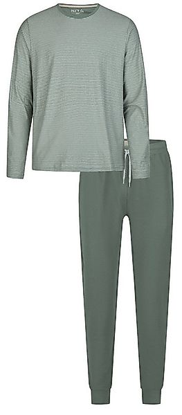 Phil & Co. Schlafanzug Herren Pyjama lang (2 tlg) Baumwolle günstig online kaufen