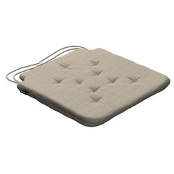 Stuhlkissen Christoph mit Bindeschnur, beige, 42 x 41 x 3,5 cm, Living II ( günstig online kaufen