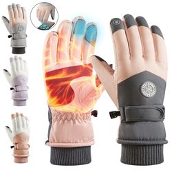Sunicol Skihandschuhe Wasserdichte Touchscreen Winterhandschuhe Warm günstig online kaufen