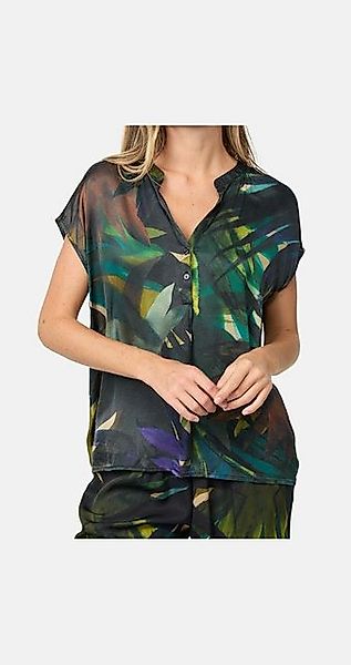 CATNOIR Blusentop Bluse 1/2 Arm CATNOIR grün tropic günstig online kaufen