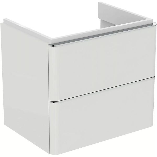 Ideal Standard Waschbeckenunterschrank Adapto Weiß Hochglanz 57 cm günstig online kaufen