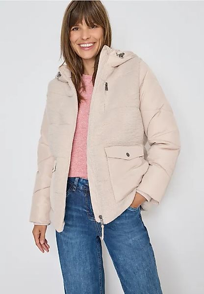 Teddy Jacke mit Strukturmix günstig online kaufen