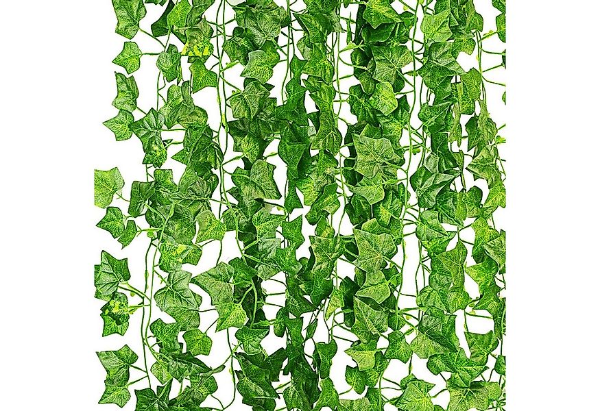 Kunstgirlande Kunstranke Efeu Künstlich Efeu Garten Sichtschutz für Außenbe günstig online kaufen